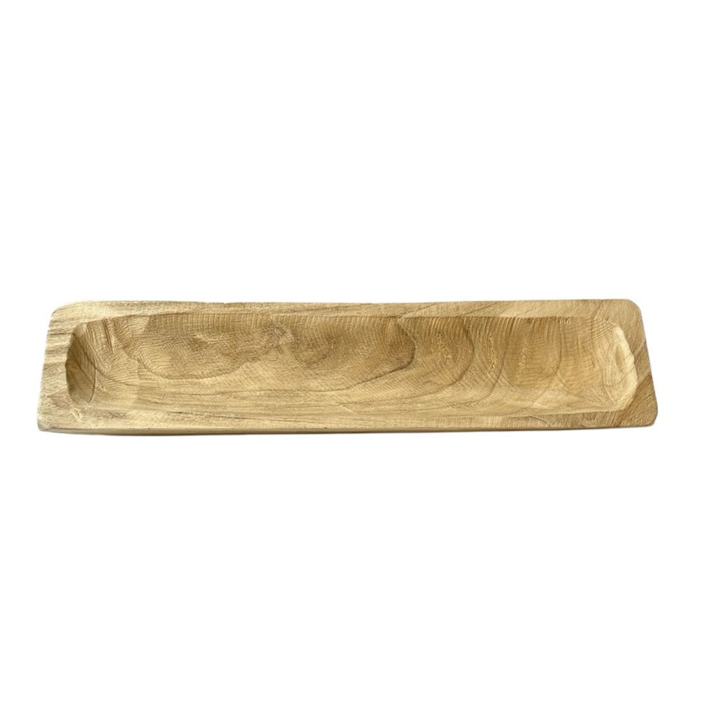 Rectangular Wood Dough Bowl